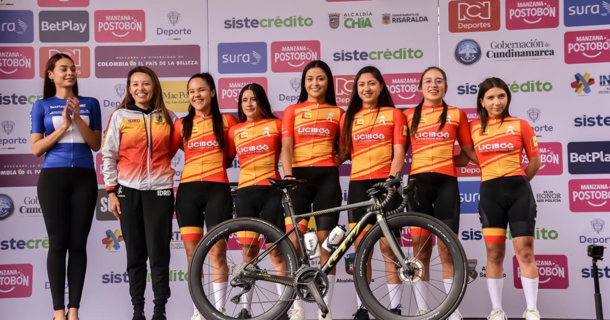 Equipo Bogotá que participará en la Vuelta a Colombia Femenina 2026