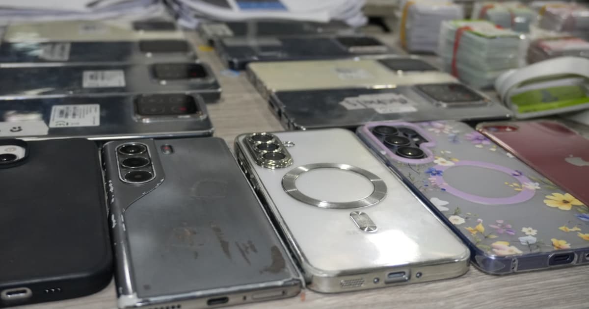 Celulares incautados