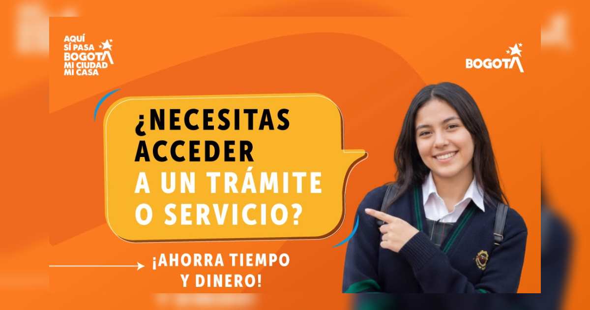Foto con el texto: ¿Necesitas acceder a un trámite o servicio?