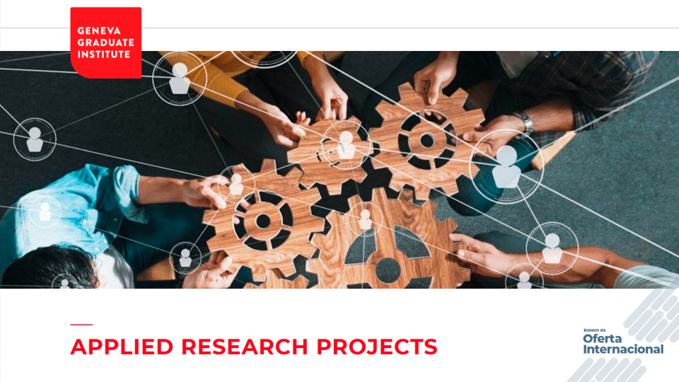 Postula tu organización a los Applied Research Projects del Geneva Graduate Institute