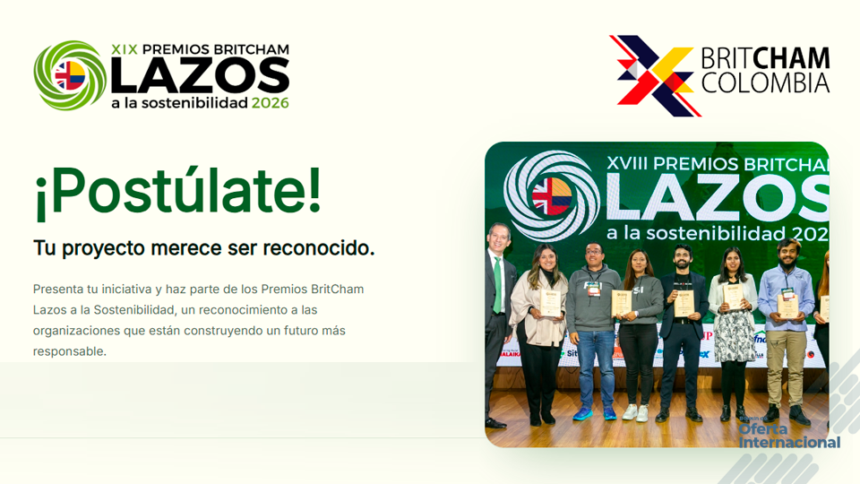 Premios BritCham Lazos a la Sostenibilidad 2026: impulsa el impacto de tu organización