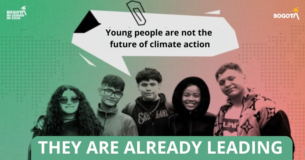 Bogotá joins the 2026 Youth and Climate Action Fund.