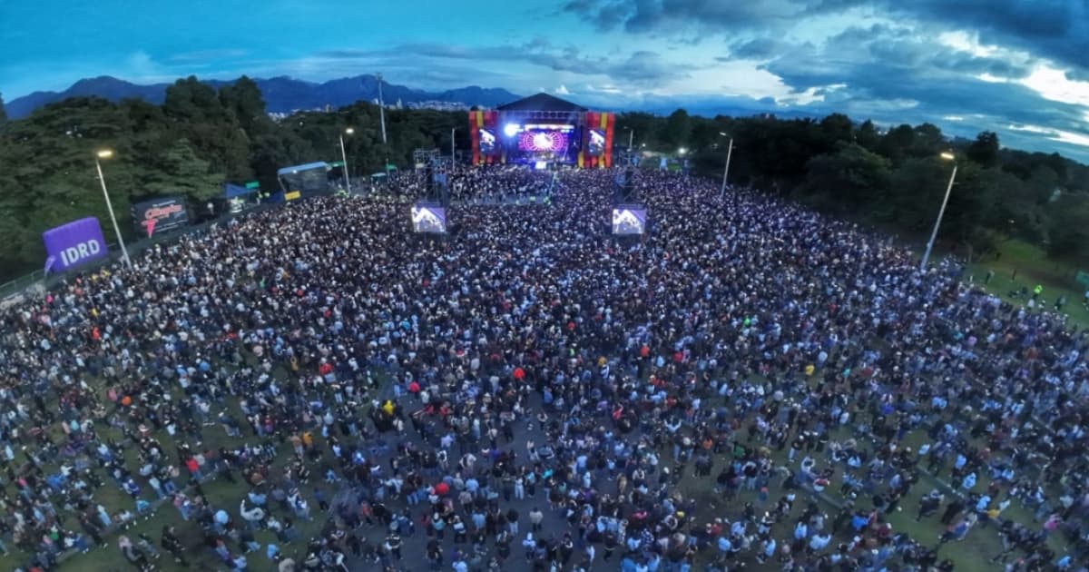 Imagen panorámica del conciertazo del Festival de Verano 