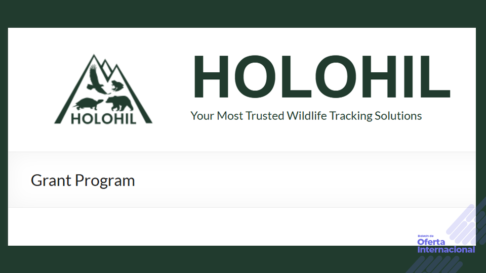Holohil apoya proyectos de conservación con equipos por hasta CAD$2.500