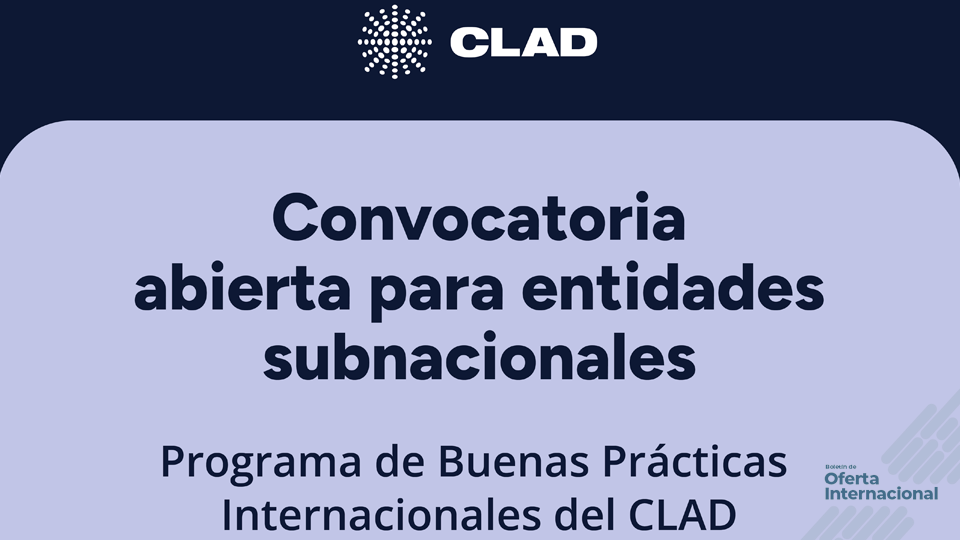 CLAD abre convocatoria internacional para entidades públicas de Bogotá
