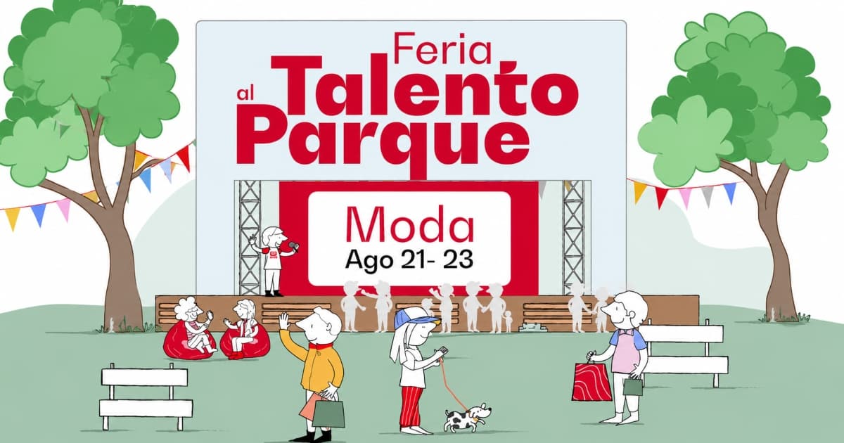 Imagen de 'Feria Talento al Parque de la 93' en Bogotá.
