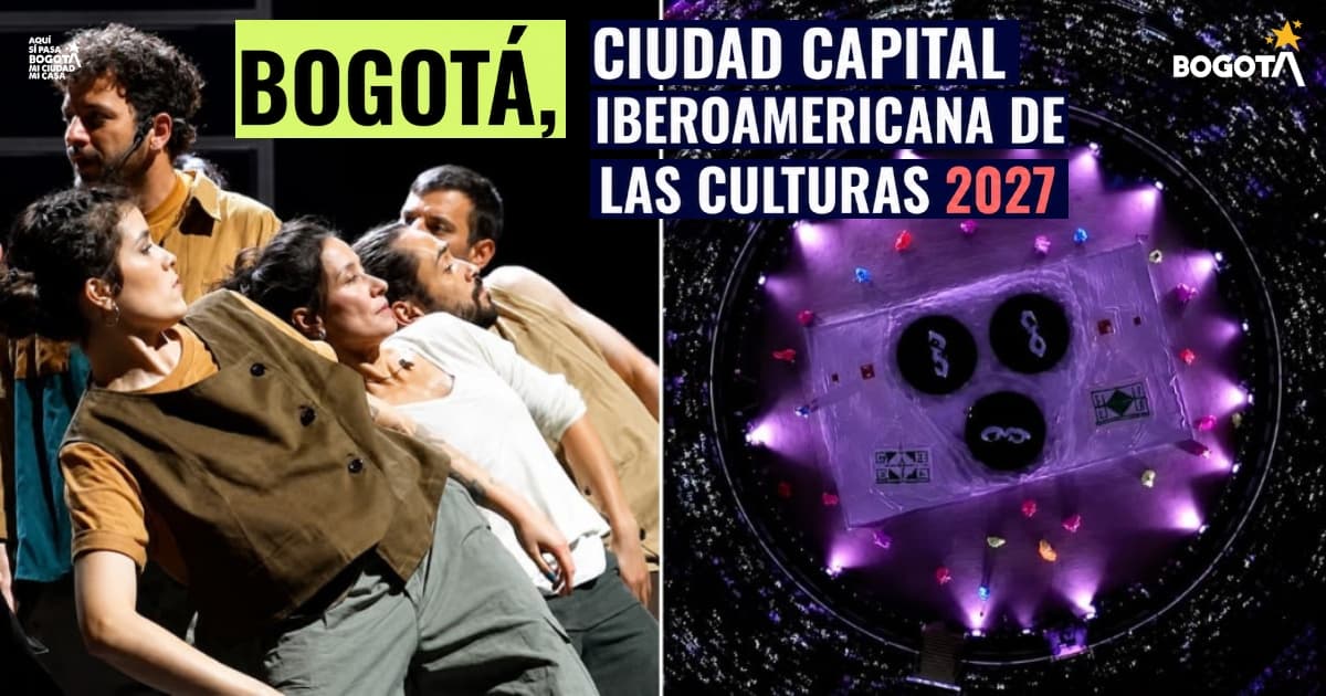 Foto de actividades artísticas y culturales en Bogotá.