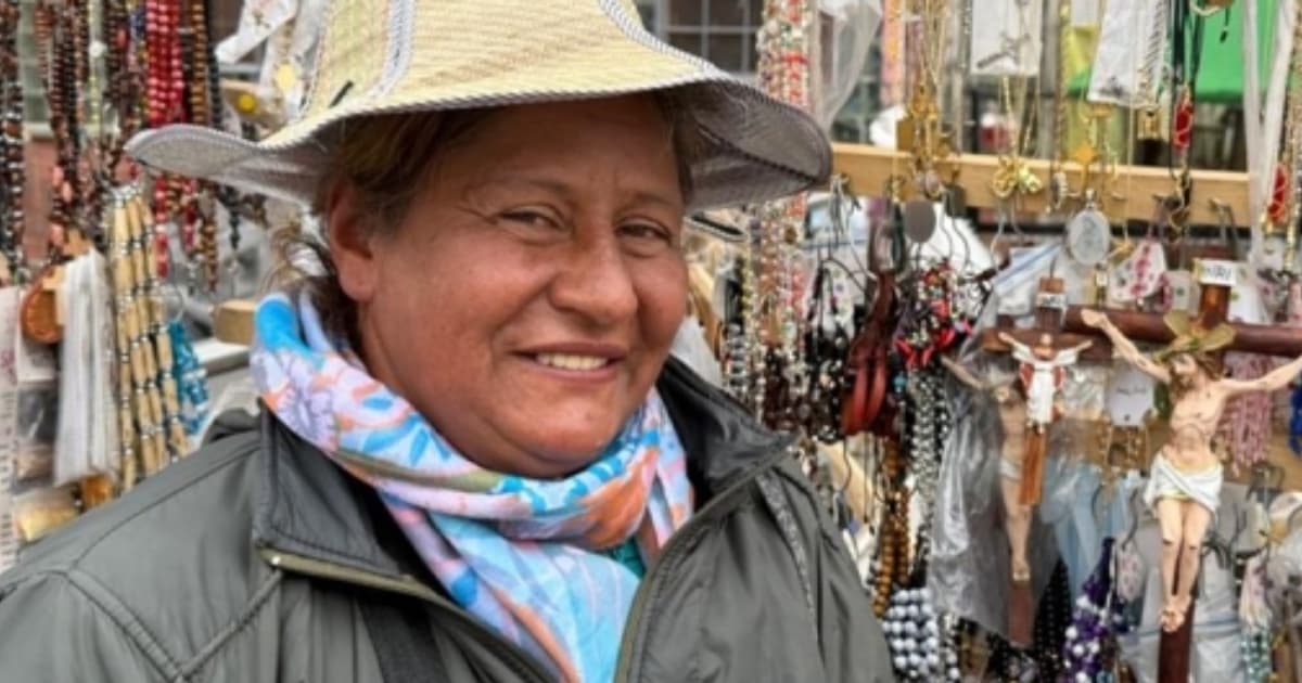 Foto de Claudia Patricia Torres beneficiaria de los programas sociales del IPES en Bogotá.