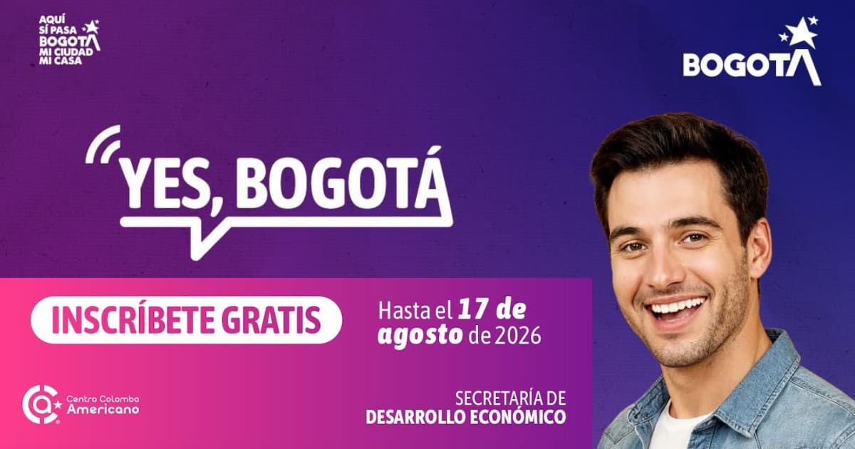 Foto de la convocatoria de 'Yes, Bogotá'.