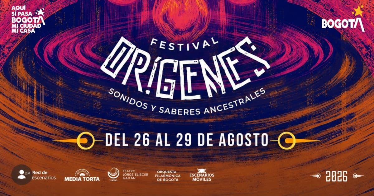 Imagen del poster o afiche oficial del 'Festival Orígenes' 2026.