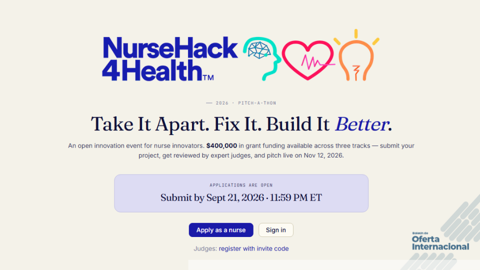 NurseHack4Health: innovación liderada por enfermeras