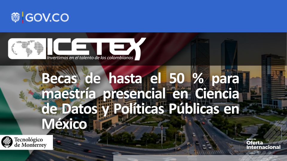Becas del 50 % para maestría en Ciencia de Datos en México