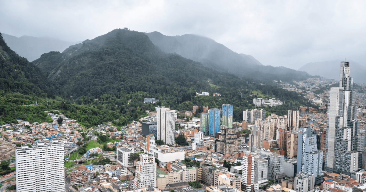Panorámica de Bogotá.