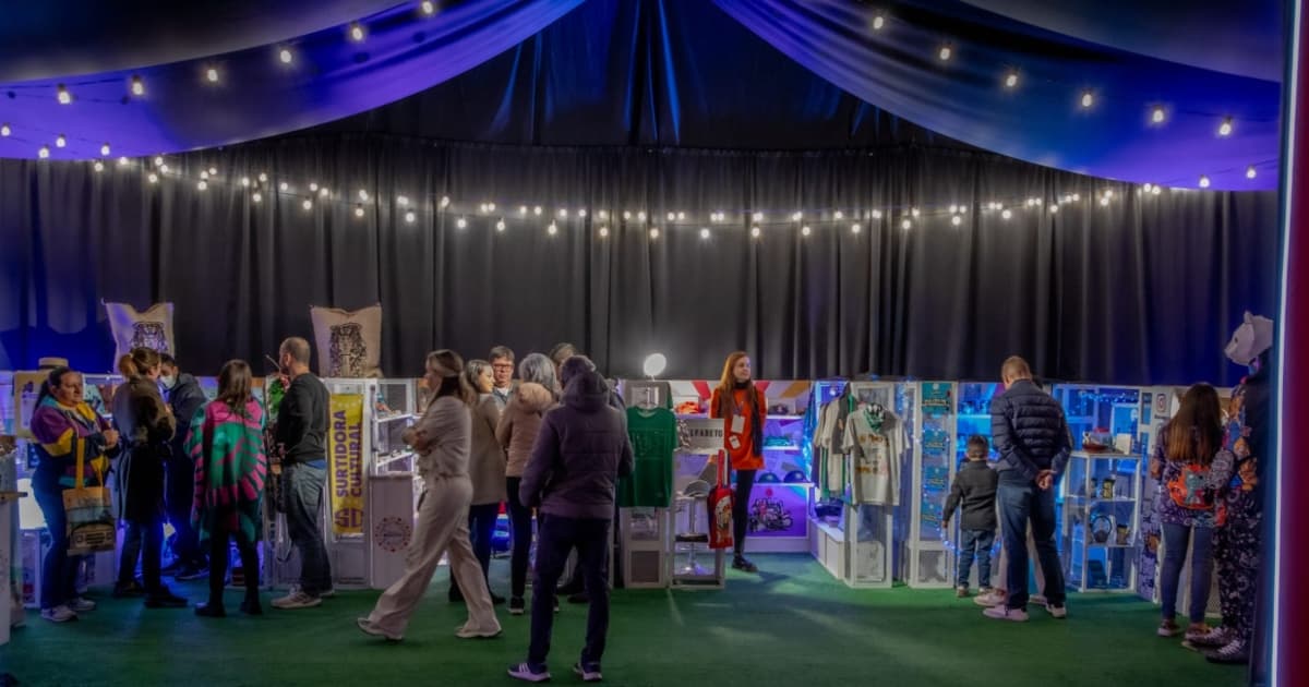 Una carpa con emprendimientos de Bogotá