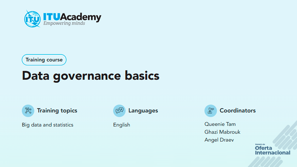 Aprende sobre gobernanza de datos con este curso gratuito para el sector público