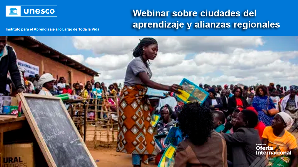 UNESCO: webinar sobre aprendizaje a lo largo de la vida en las ciudades