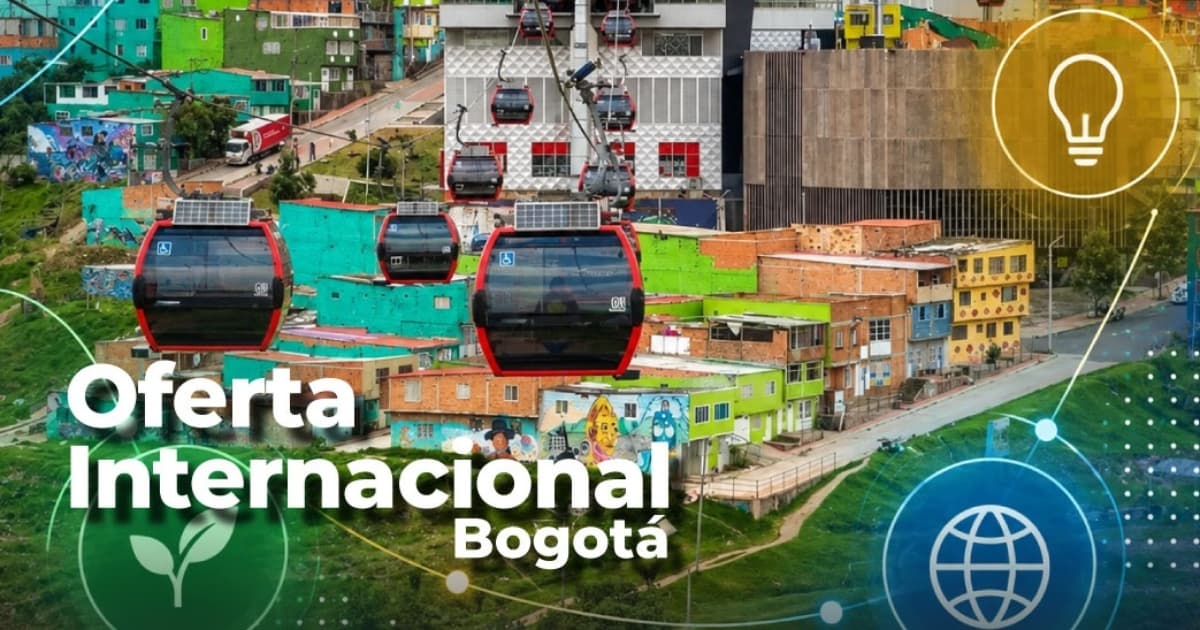 Foto de una cabina de TranMiCable en la localidad de Ciudad Bolívar, al sur de Bogotá.