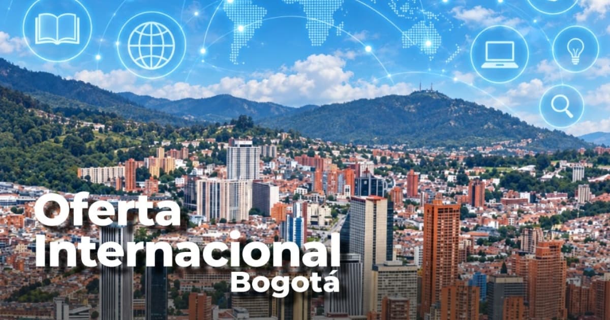 Foto de una panorámica de Bogotá.
