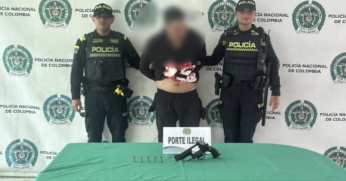Foto del hombre capturado por hurto y secuestro en vivienda en Kennedy, al suroccidente de Bogotá.