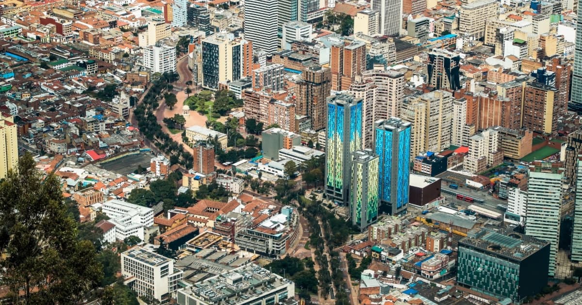 Panorámica del centro de Bogotá