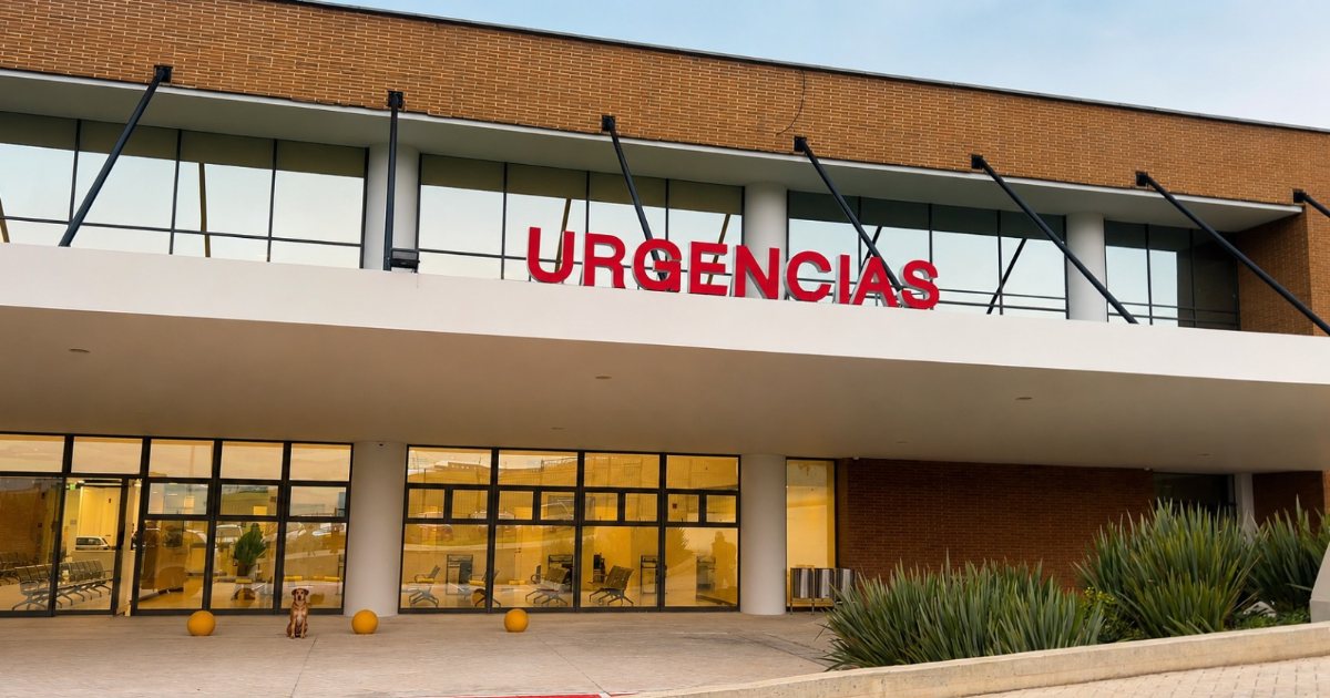 Foto de una sala de espera de una hospital de Bogotá