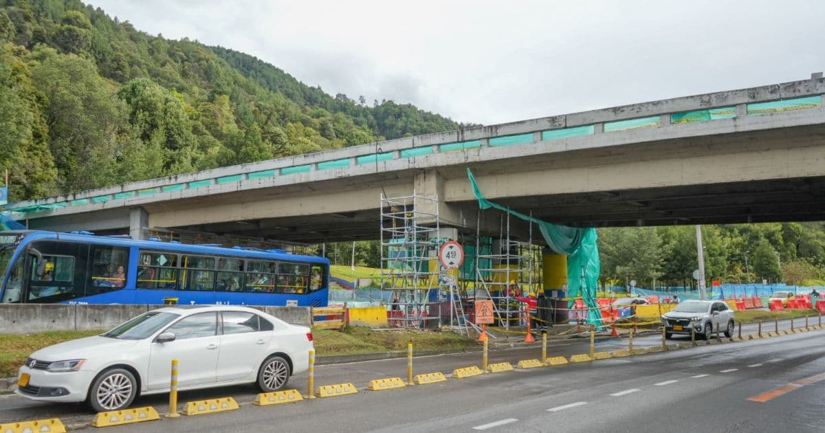 Foto de puente de la carrera Séptima con calle 100