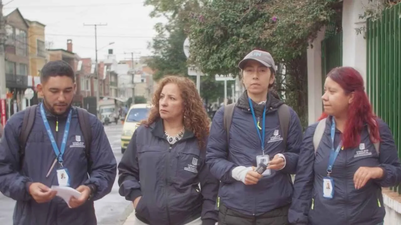 Fotografía de los gestores de la Tropa Económica