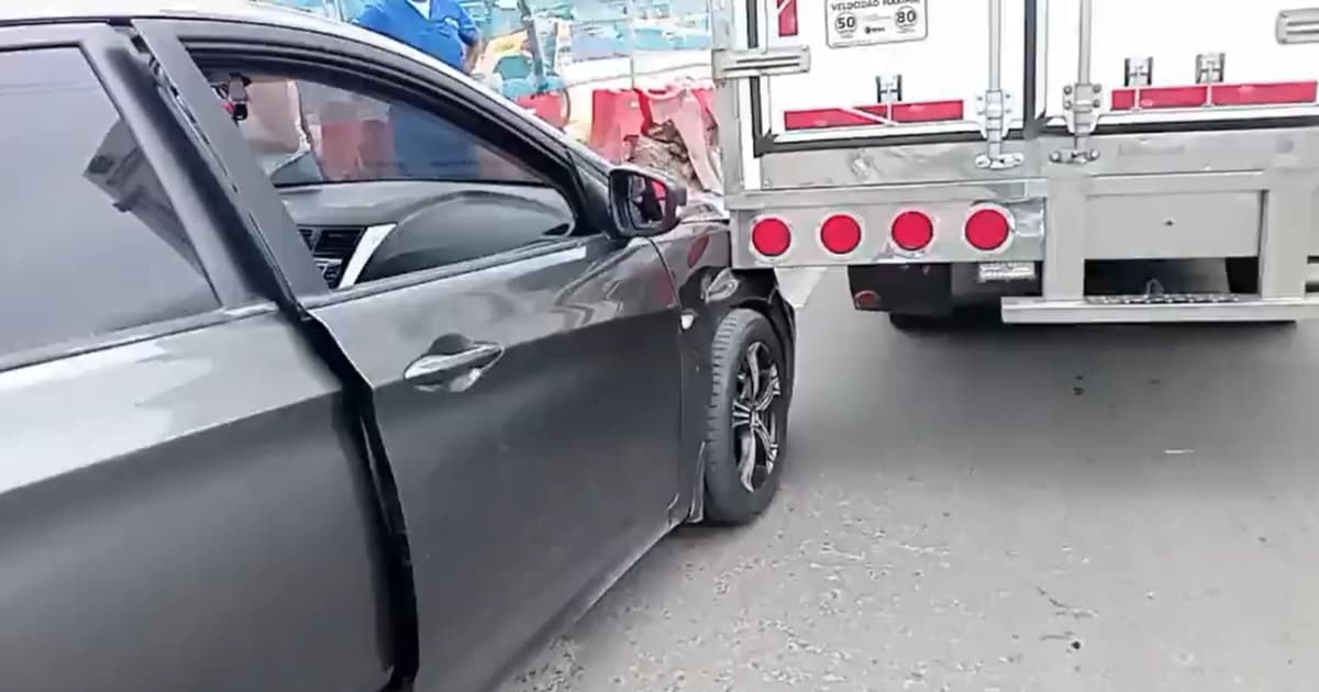 Foto de un accidente de tránsito presentado en Bogotá