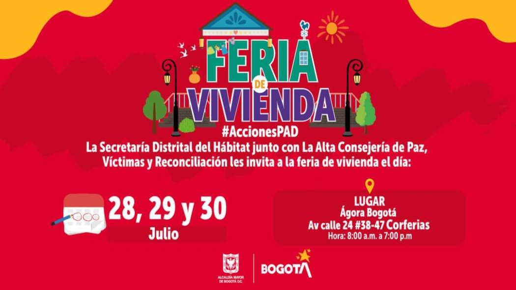 Feria de vivienda para víctimas del conflicto armado Bogota.gov.co