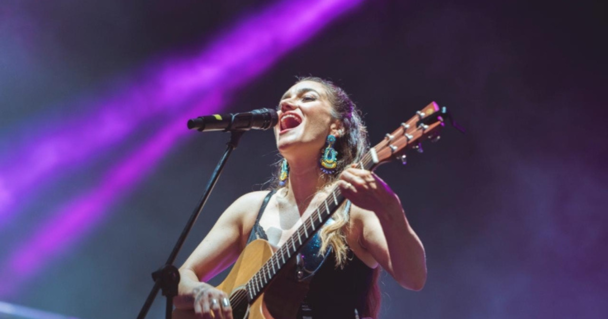 Laura Kalop en concierto intimo.