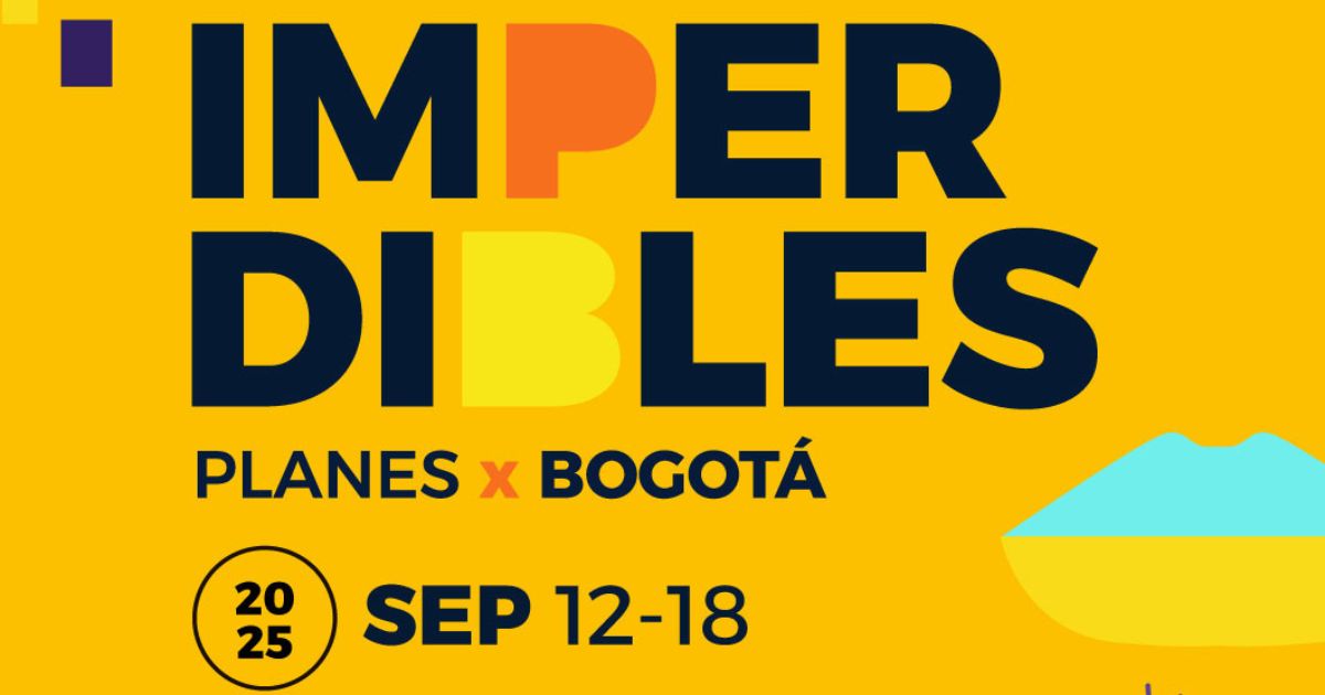 Planes y eventos imperdibles en Bogotá del 12 al 18 de septiembre 2025