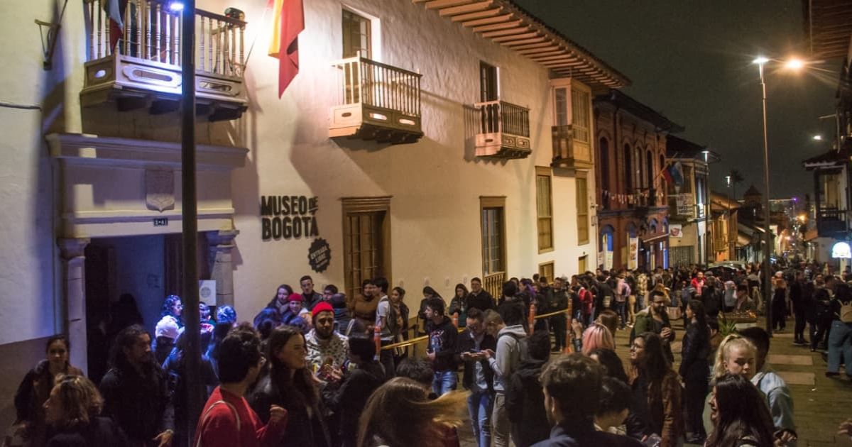 Imagen de la Noche de los Museos en Bogotá 2024