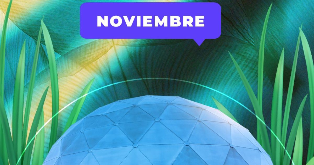 Imagen de domo Maloka con letras mes de noviembre