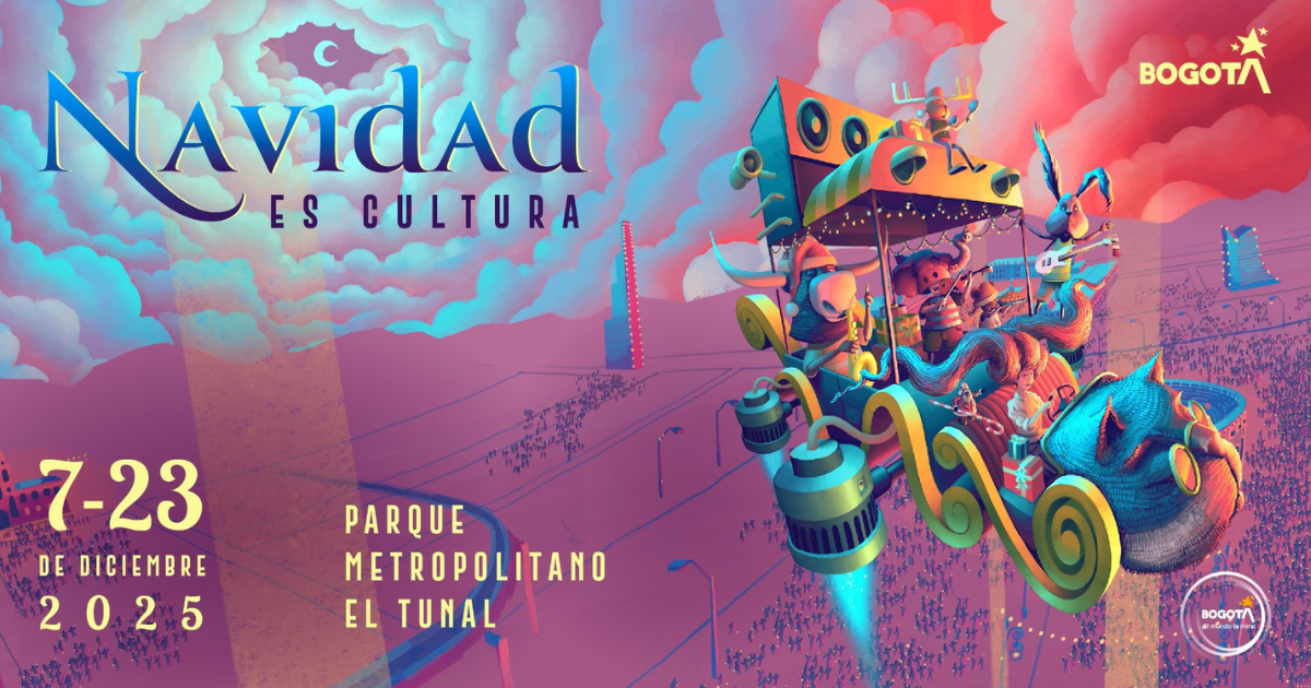 Imagen del cartel promocional del evento de Navidad es Cultura en el Parque El Tunal.