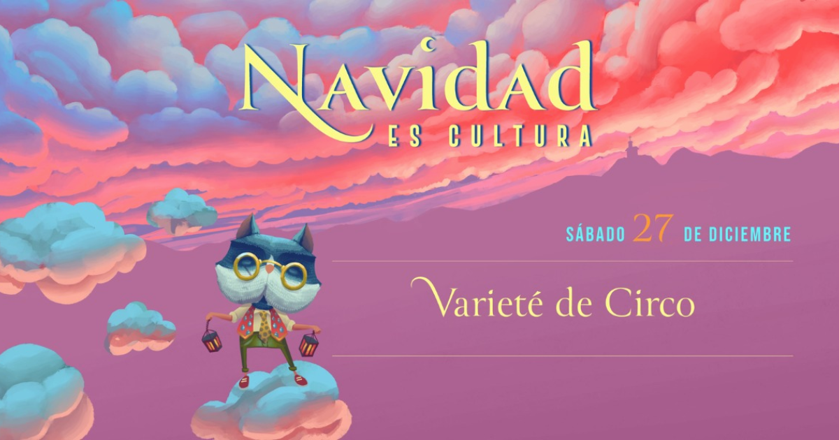 Imagen promocional del evento con la imagen de Navidad es Cultura
