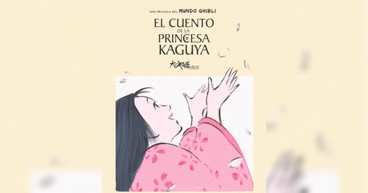 Imagen gráfica relacionada con la Película 'El cuento de la Princesa Kaguya', de Isao Takahata.