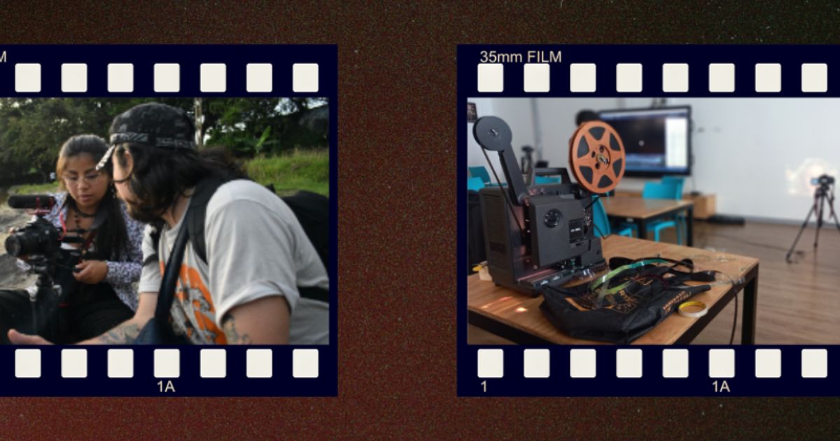 Imagen de personas con cámaras de video