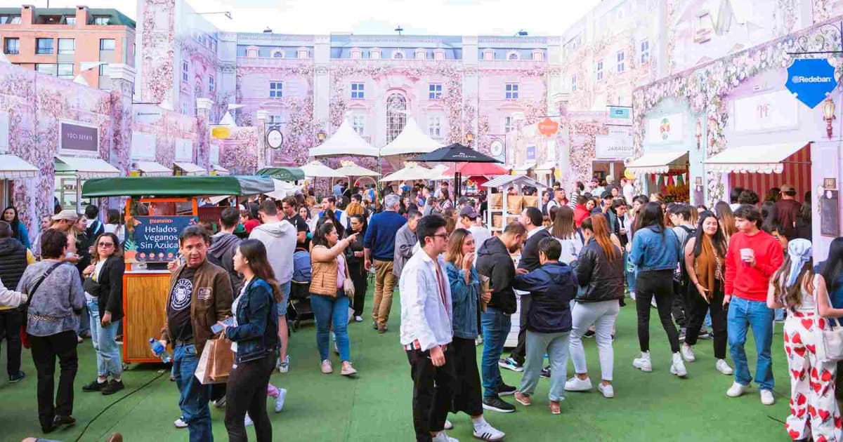 Foto de la Feria EVA Spring en Bogotá.