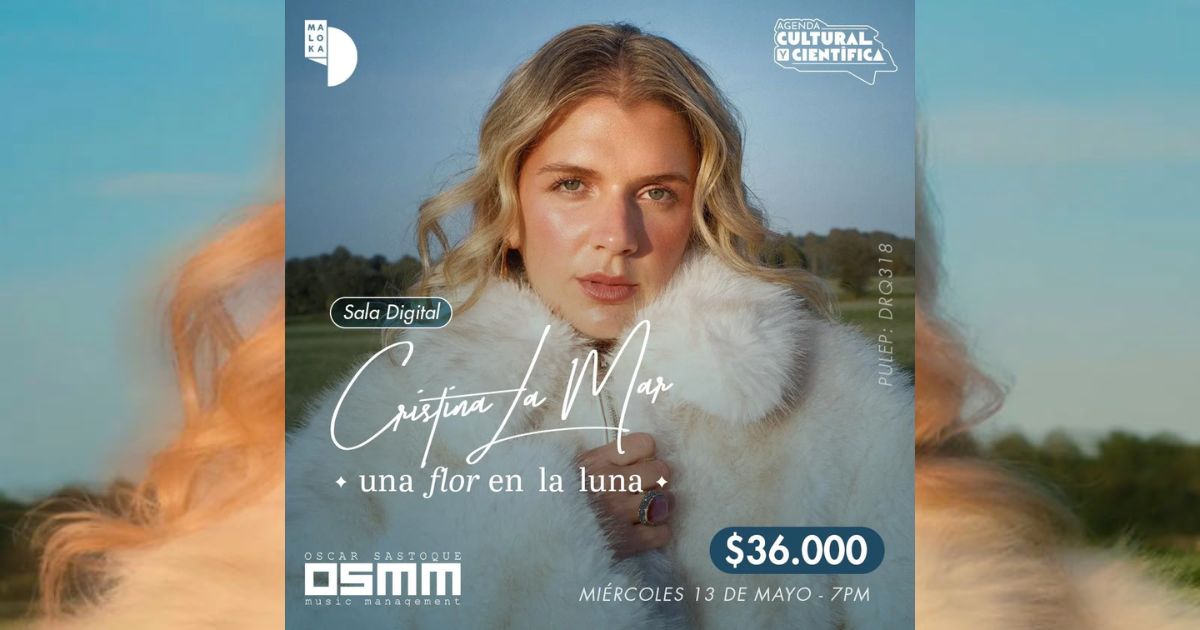 Imagen de la cantaurora española Cristina La Mar.