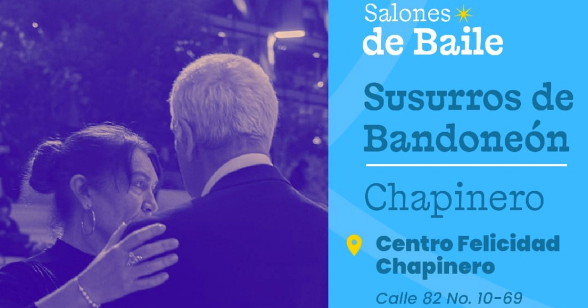 Imagen del cartel promocional de la clase de baile con bandoneón en CEFE Chapinero.