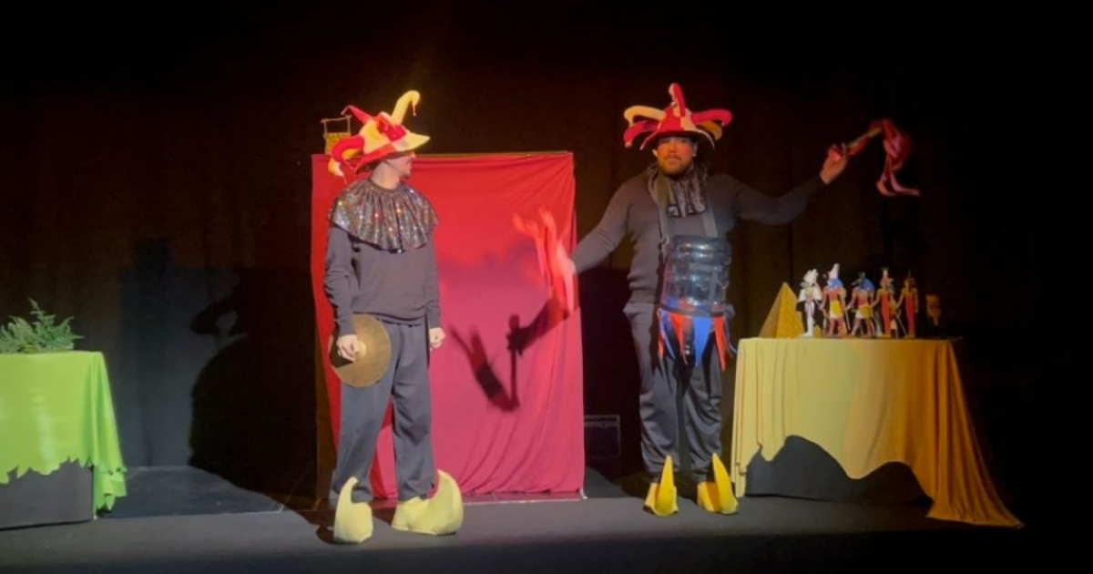 Imagen de la puesta en escena que se presentará en la Pilona 10 en Ciudad Bolívar.
