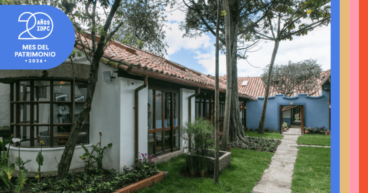 Imagen de exterior Casa Genoveva del IDPC en Bogotá.