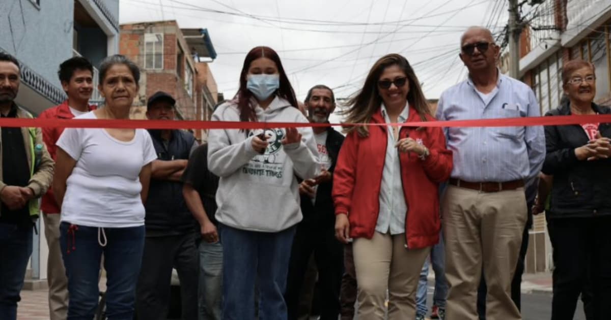 1.700 metros cuadrados de vías intervenidas en barrio Fátima en Bogotá