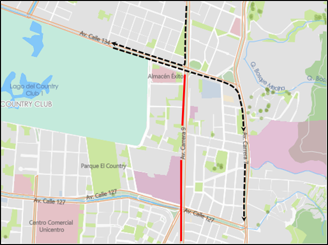 Cierres y desvíos por la Maratón Vchallenges 42k en Bogotá 2025