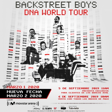 Backstreet Boys en Bogotá 2020