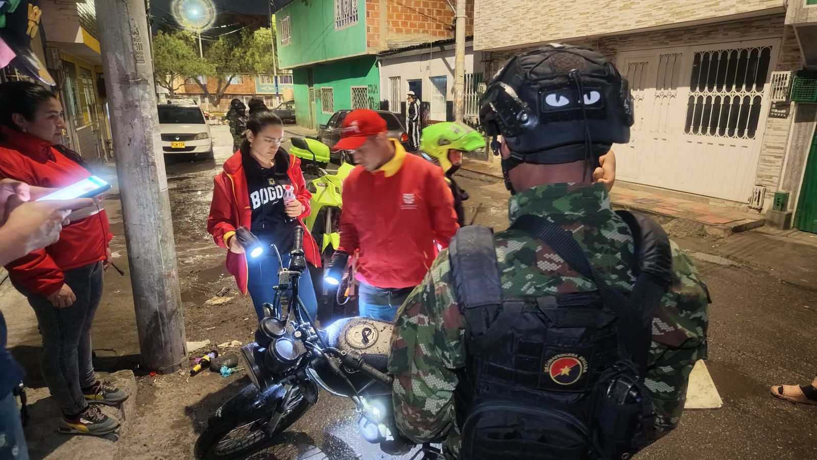 Despliegue Distrito Policía y Ejército en Ciudad Bolívar en Bogotá 