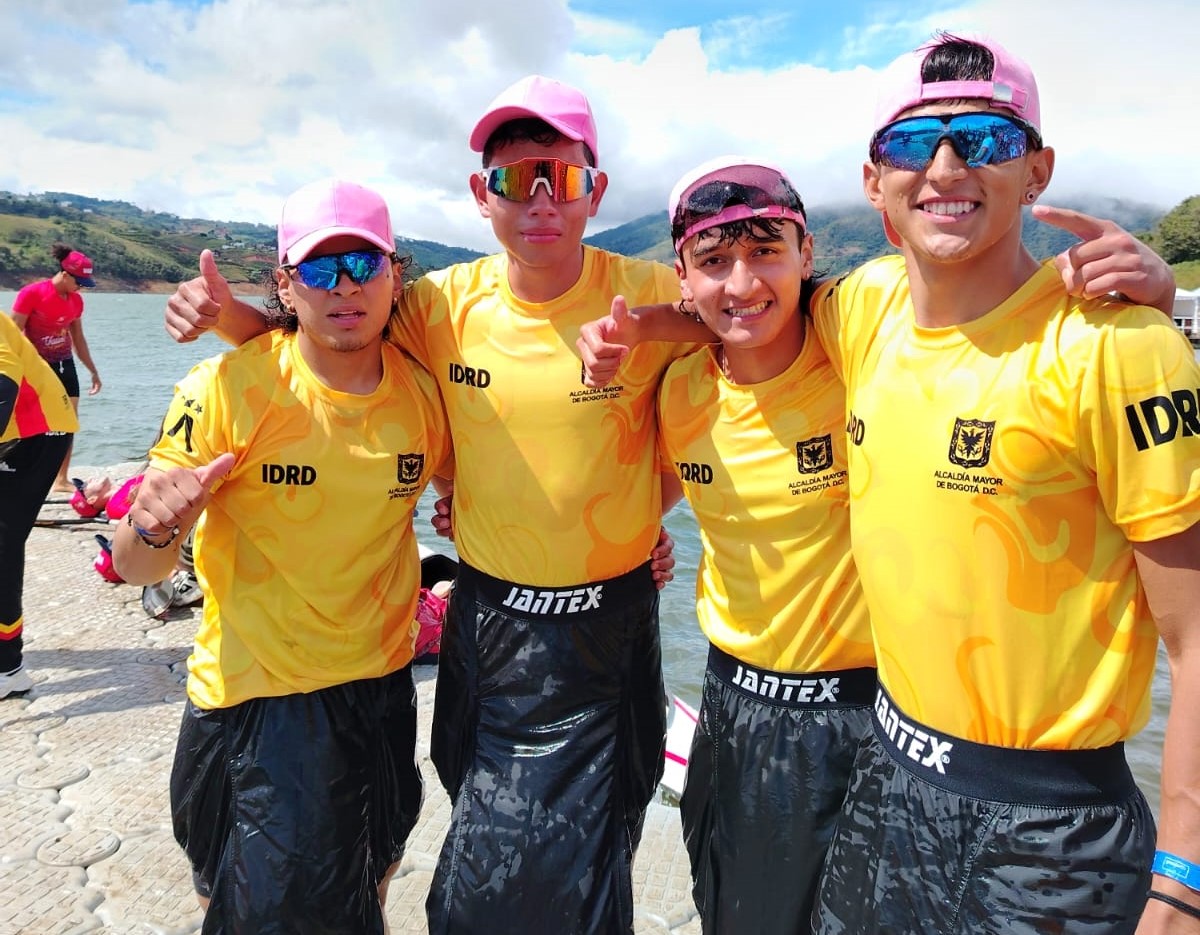 Julien Morales, Santiago Manrique, Juan García y Pablo Montoya