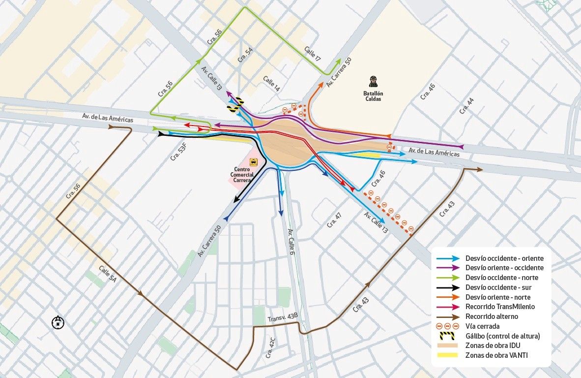 Puentes intersección Puente Aranda serán deshabilitados: conoce rutas alternas