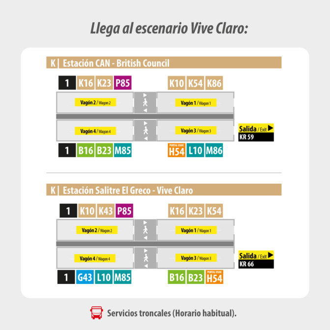 TransMilenio para llegar o salir concierto de Ed Sheeran en Bogotá