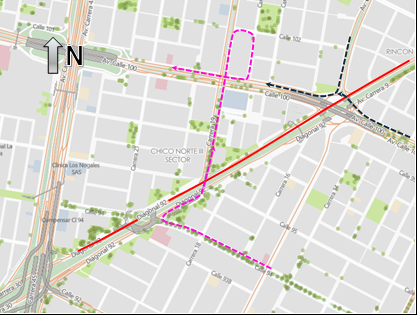 Cierres y desvíos carrera atlética Reto Win 25 de octubre 2026 Bogotá 